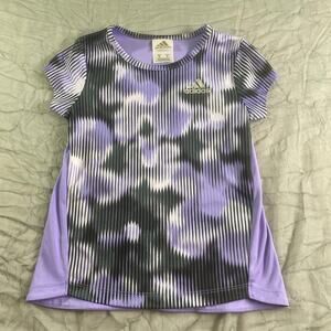 Adidas Girls Purple Shirt Size 6